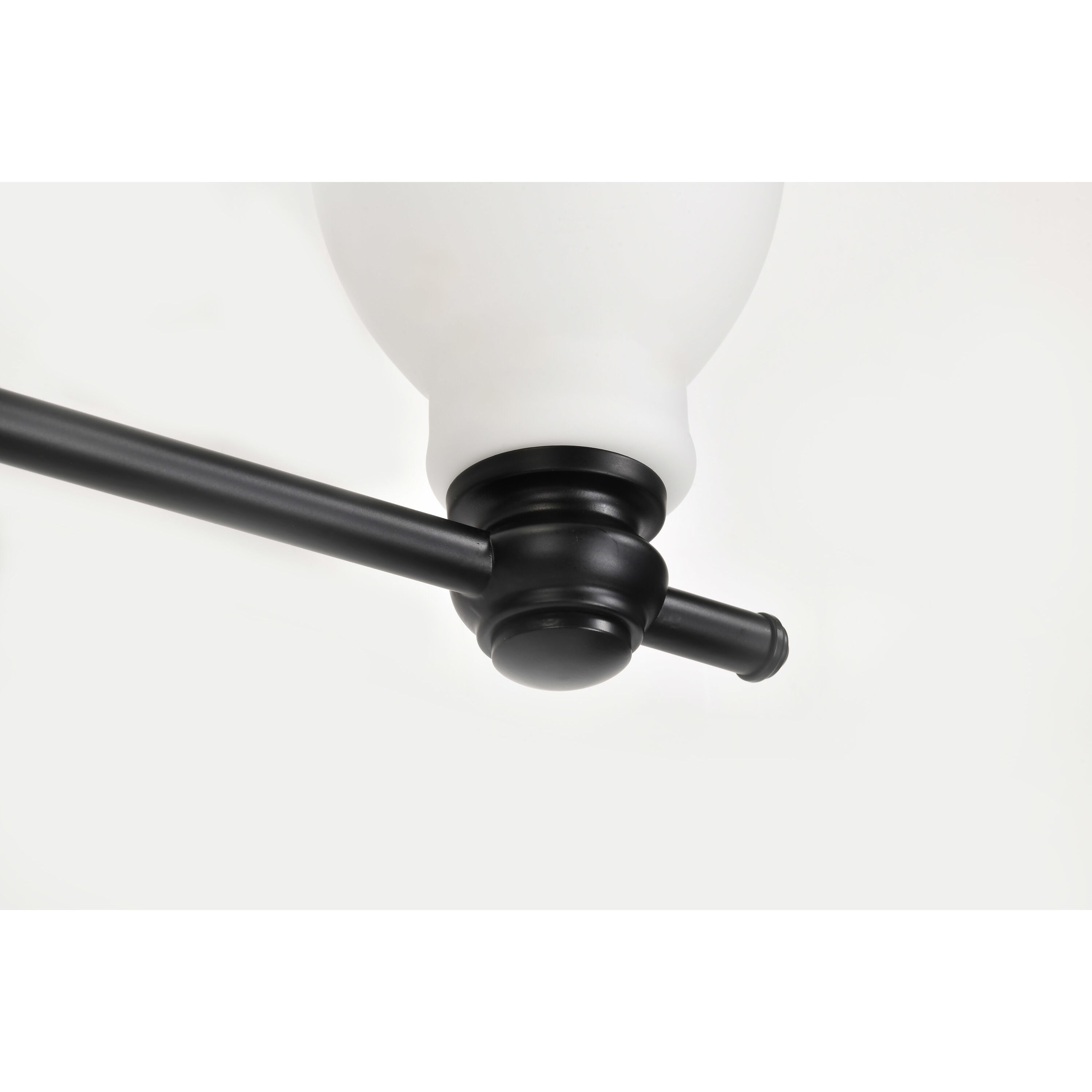 Russel 3 Light 24 inch Matte Black Vanity Light Wall Light