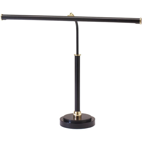 Piano/Desk 16 inch 4.7 watt Black & Brass Piano/Desk Lamp Portable Light in Black and Brass