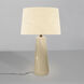Luminance Collection - Spire 1 Light 23 inch Vanilla Gloss Table Lamp Portable Light in Cream, Form+Finish+Function