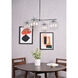 Opus 4 Light 31 inch Chrome Pendant Ceiling Light