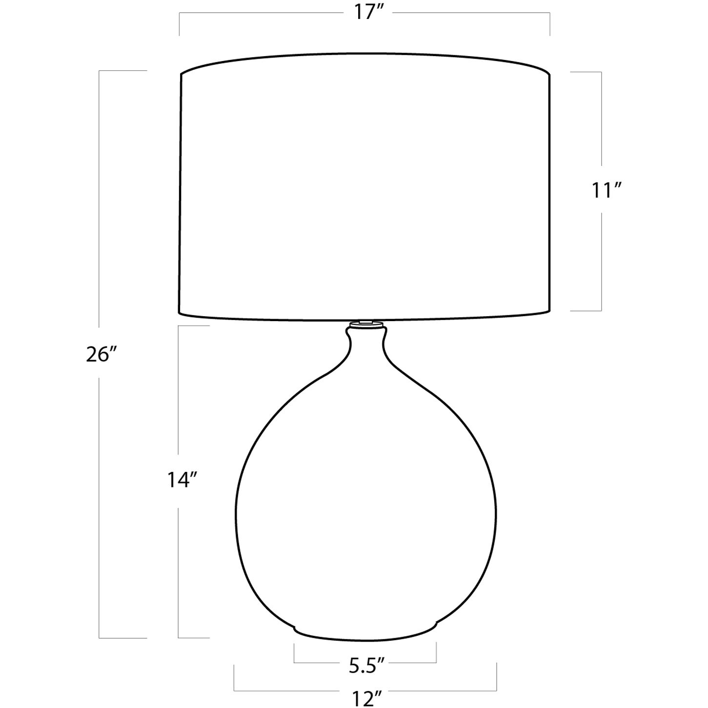 Dover 26 inch 150.00 watt Brown Table Lamp Portable Light
