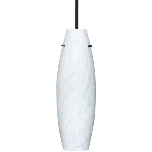 Tara 1 Light Bronze Stem Pendant Ceiling Light