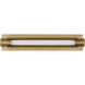 Avroko Capa LED 24 inch Hand Rubbed Antique Brass Vanity Light Wall Light