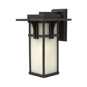 Manhattan LED 19 inch Oil Rubbed Bronze Outdoor Wall Lantern, Large
