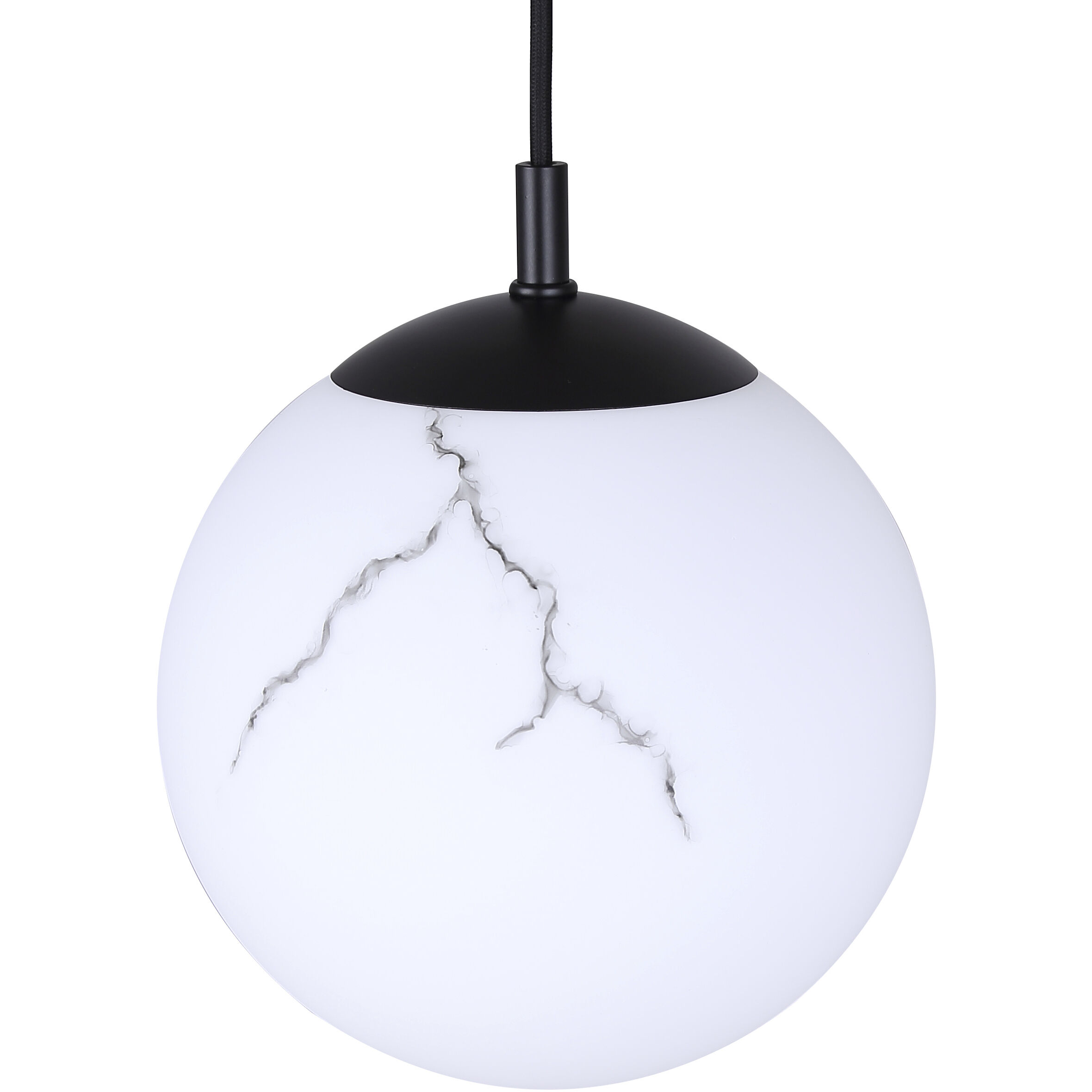 Halsey 1 Light 9.75 inch Black Pendant Ceiling Light