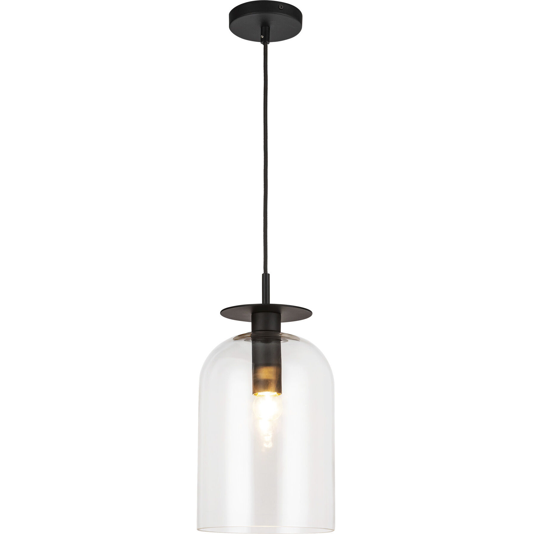 Alora Mood Sylvia Pendant Ceiling Light in Matte Black