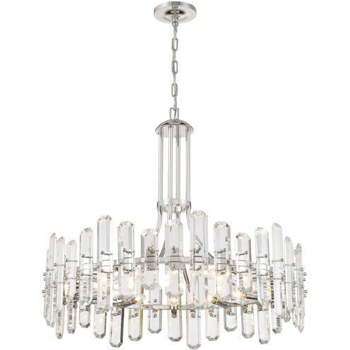 Bolton 12 Light 31 inch Polished Nickel Chandelier Ceiling Light
