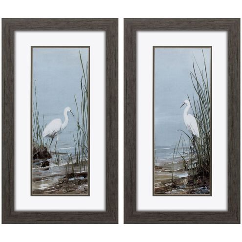 Waterside Collection Blue Framed Art