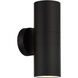 Matira LED 12 inch Black Outdoor Wall Sconce