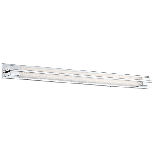 Ice LED 3 inch Chrome Bath Vanity & Wall Light in 37in.