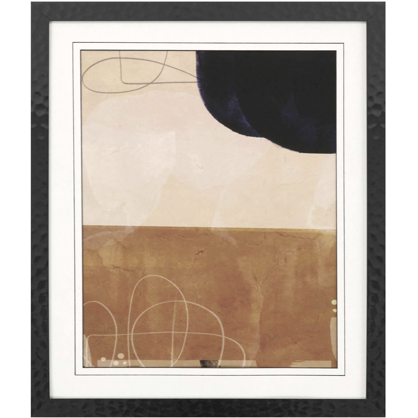 Tota Black and White and Brown and Neutral Framed Art, Propac