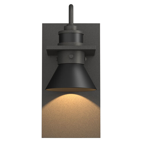 Erlenmeyer 1 Light 11.3 inch Coastal Natural Iron and Coastal Black Outdoor Sconce in Coastal Natural Iron/Coastal Black