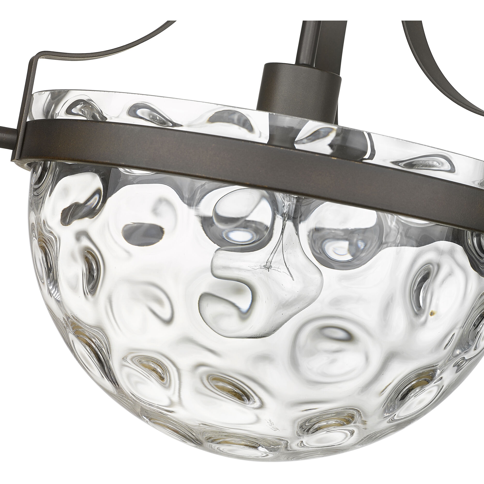 Quinn 1 Light 11 inch Oil Rubbed Bronze Semi-Flush Ceiling Light