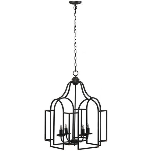 Malin 4 Light 17.3 inch Black Pendant Ceiling Light