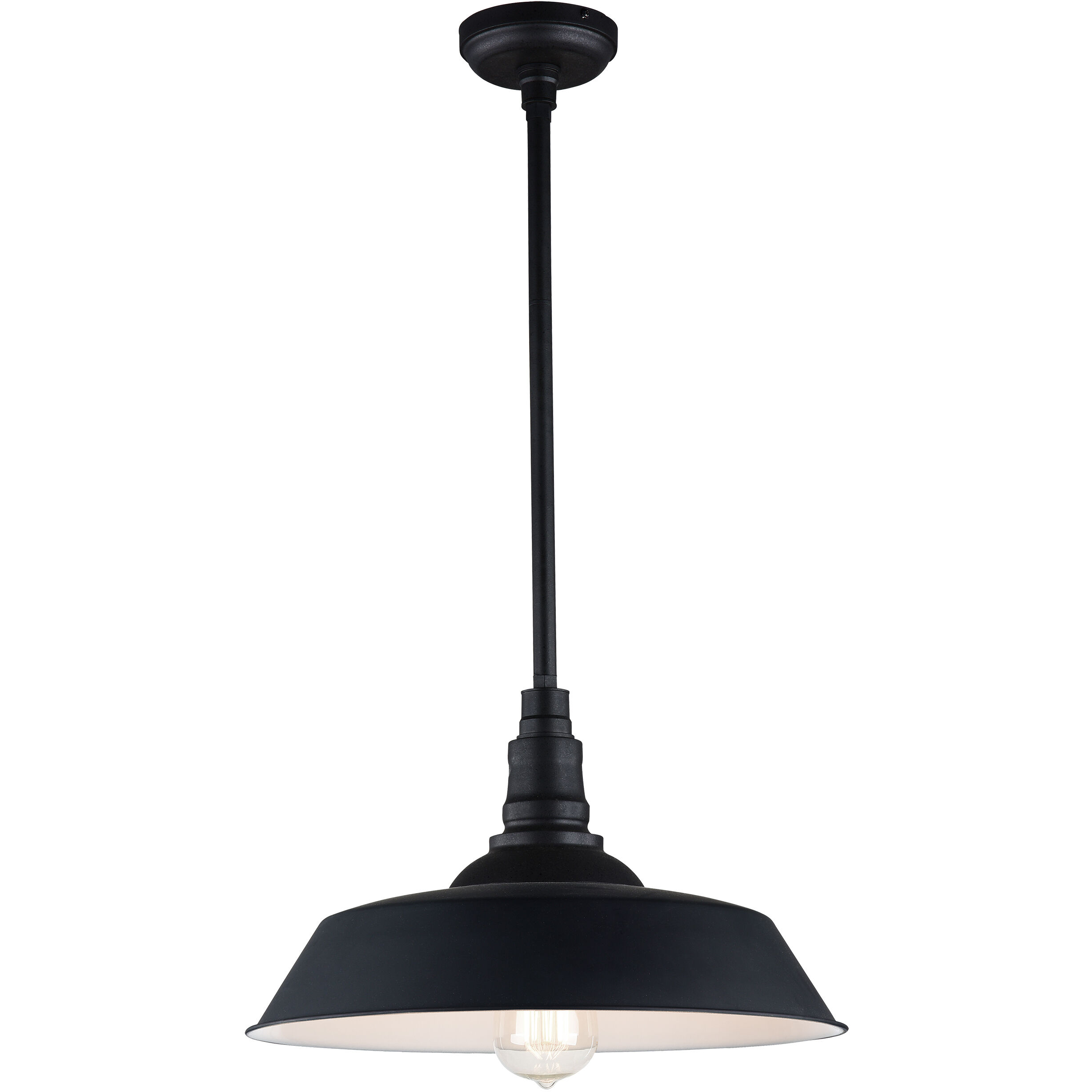 Scacchi 1 Light 18 inch Dark Grey Pendant Ceiling Light