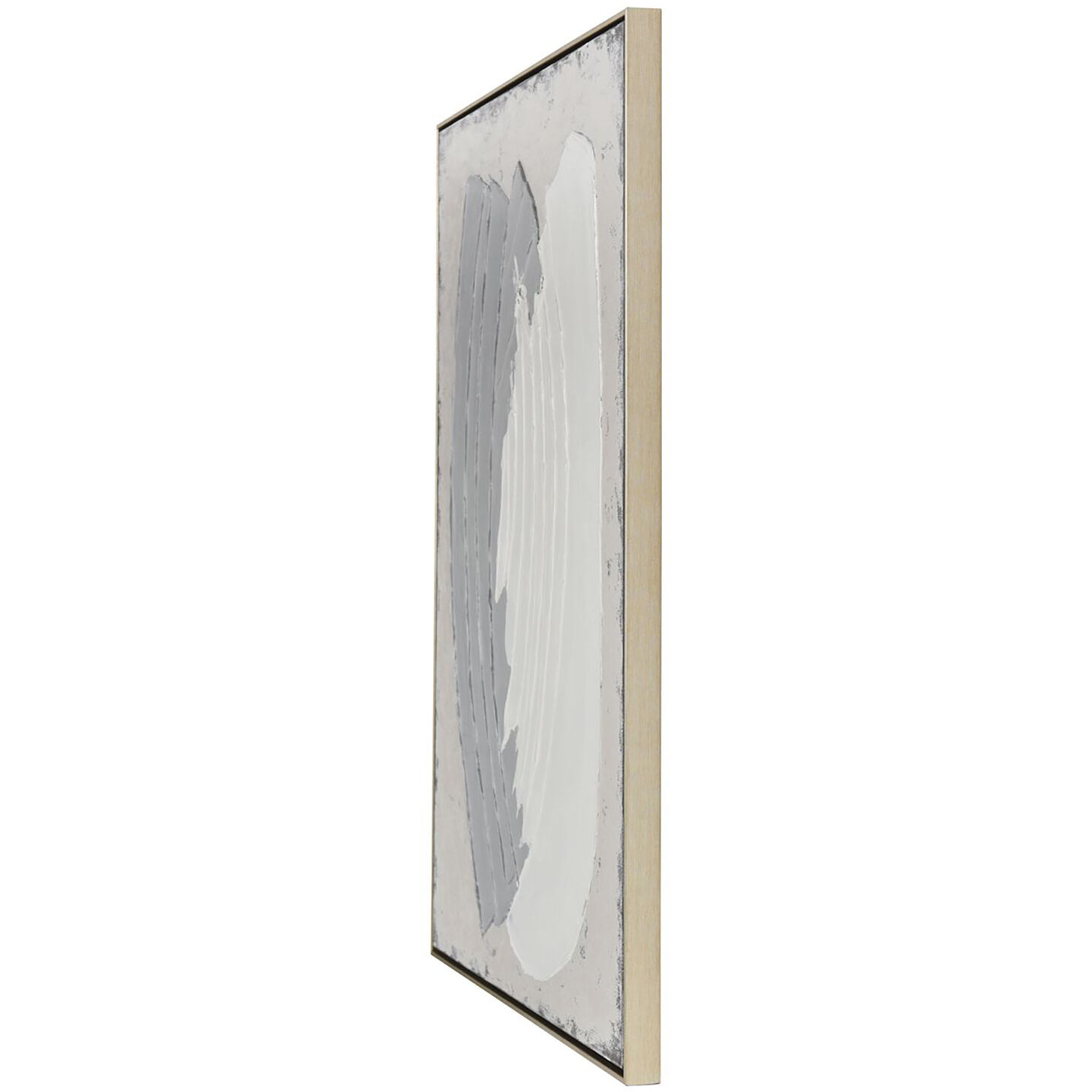 Cameron Ivory and Grey and Black Wall Art