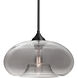 Bana 1 Light Black Cord Pendant Ceiling Light