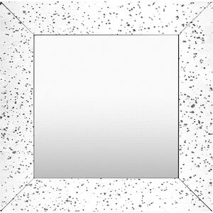 Crystalline 18 X 18 inch Light Grey Mirror, Square