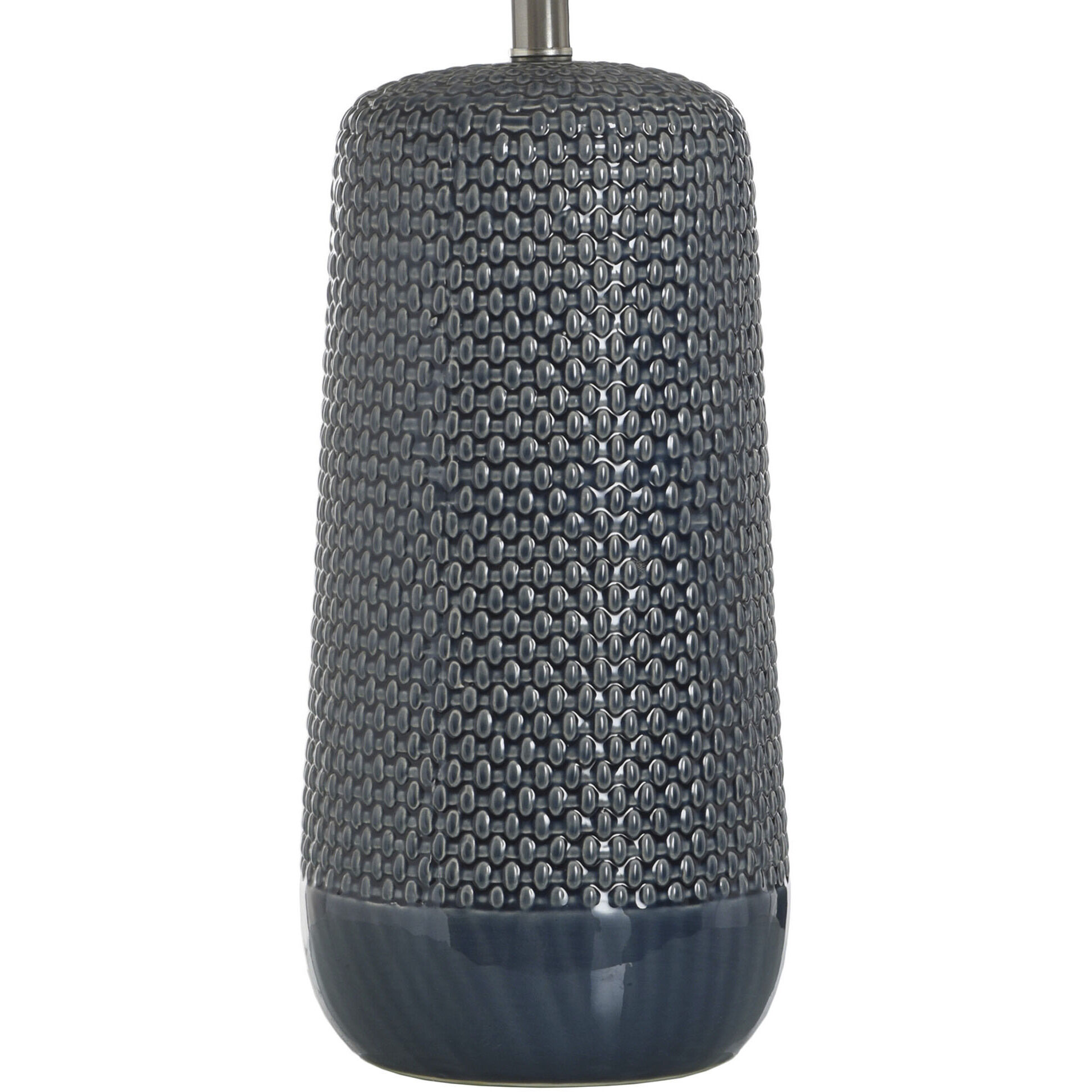 Galey 30 inch 100.00 watt Navy Blue and White Table Lamp Portable Light 