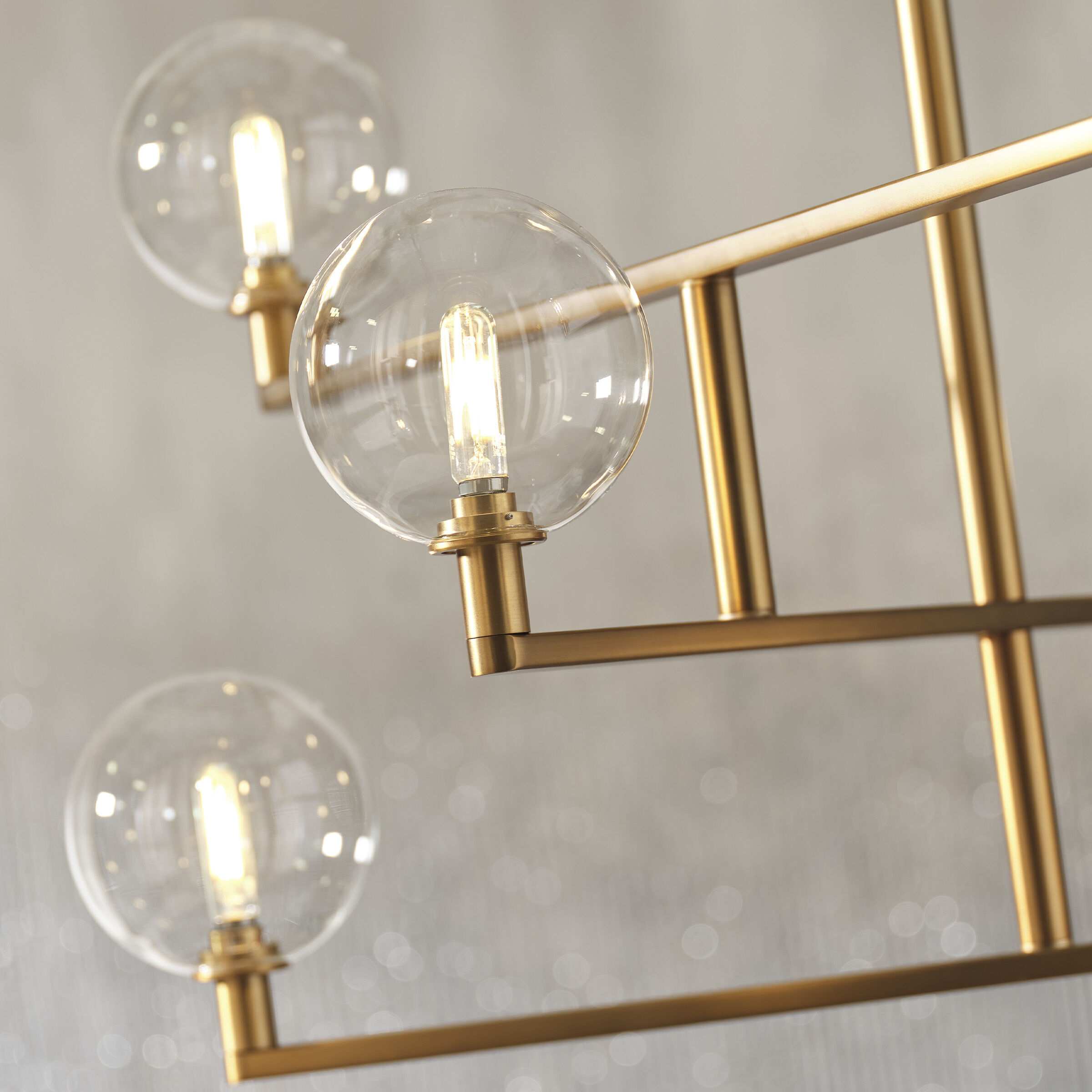 Sean Lavin Gambit LED 31.7 inch Aged Brass Chandelier Ceiling Light in LED 90 CRI 2700K