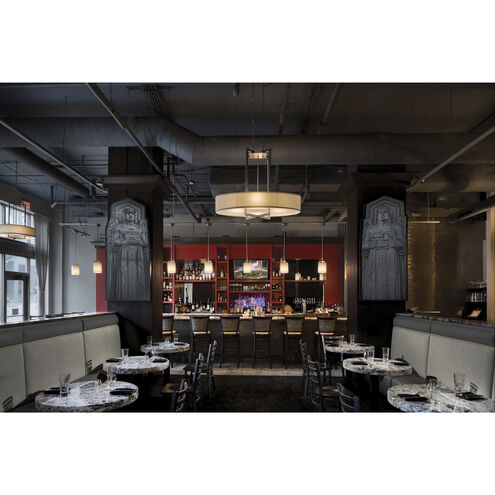 Hampton 9 Light 40 inch Antique Nickel Indoor Chandelier Ceiling Light