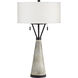Oakland 29 inch 100.00 watt Grey Wash Table Lamp Portable Light, KI Essentials