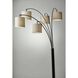 Trinity 82 inch 60.00 watt Antique Bronze Arc Lamp Portable Light, 5 Arm