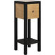 Renwood 27 X 10 inch Natural with Black Accent Table