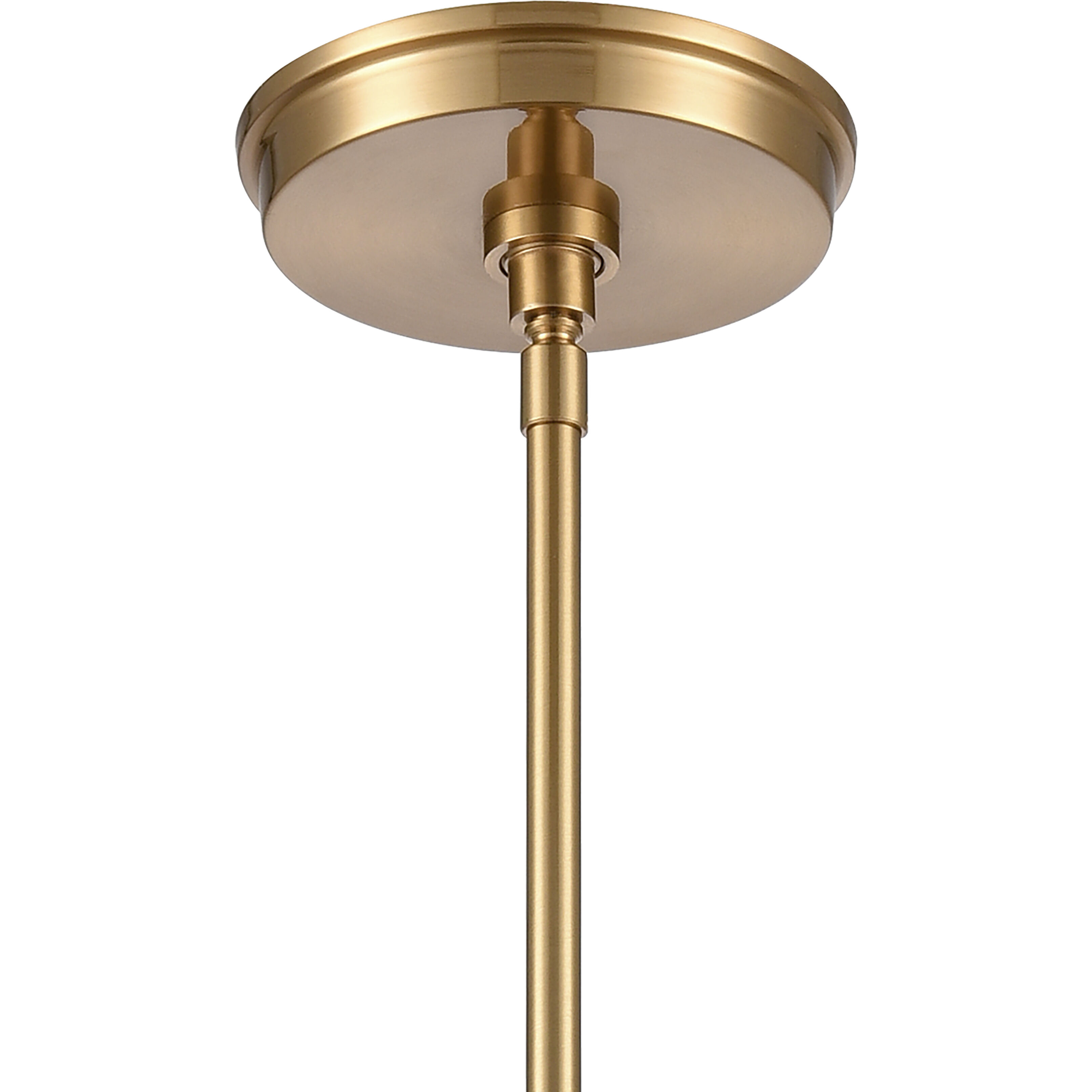 Trustle 1 Light 7 inch Satin Brass Mini Pendant Ceiling Light