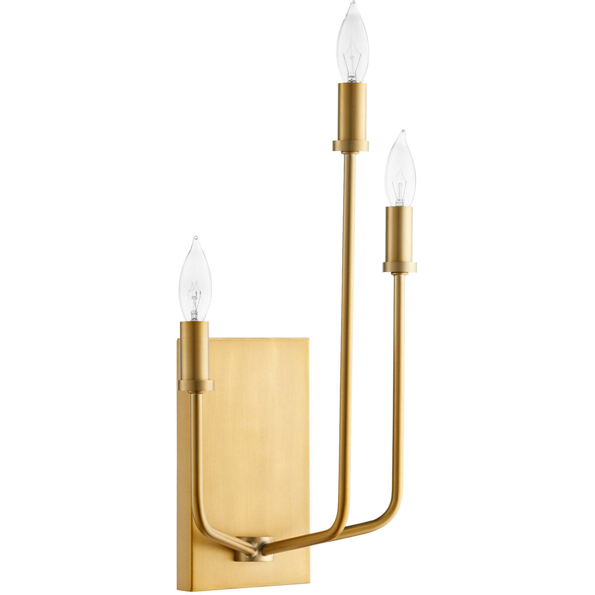 Harmony 3 Light 13 inch Aged Brass Wall Mount Wall Light