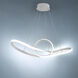 Vornado LED 14 inch White Pendant Ceiling Light, dweLED