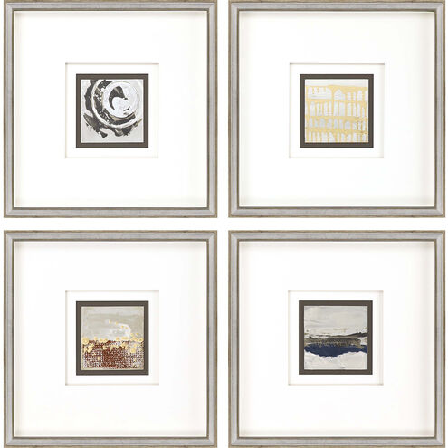 Mixology Multi and Blue and Black and Beige Framed Art