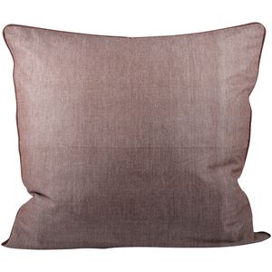 Chambray 24 X 0.25 inch Brown Pillow, Cover Only