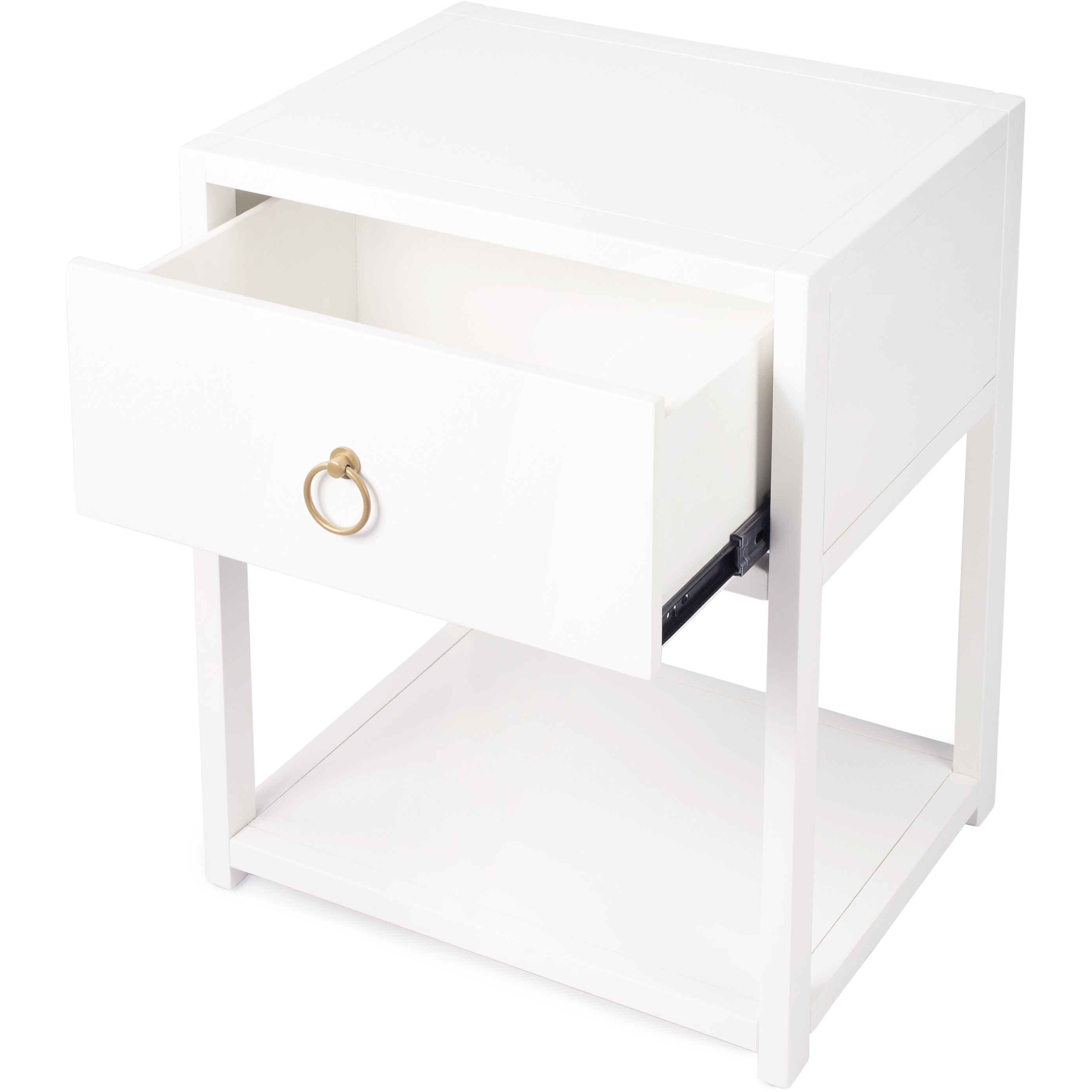 Lark White End or Side Table