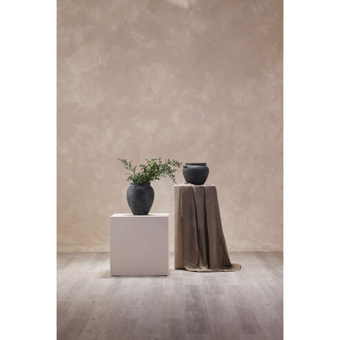 Nisso Black Outdoor Vase