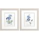 Florals Collection Blue Framed Art