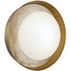 Alonso LED 8.5 inch Vintage Brass Bath Vanity Light Wall Light