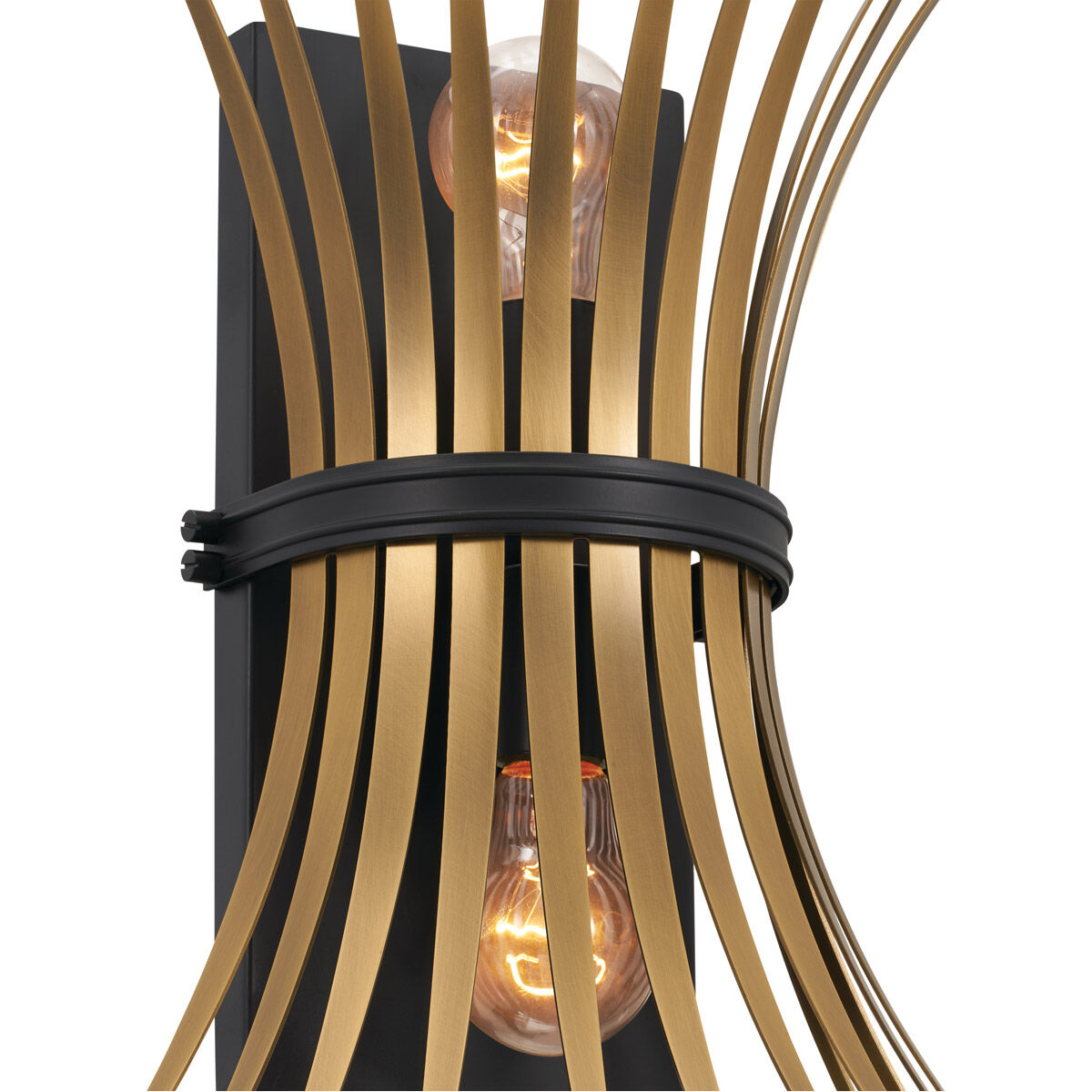 Homestead Baile 2 Light 8 inch Black Wall Sconce Wall Light, Baile