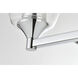 Gianni 2 Light 15 inch Chrome Bath Sconce Wall Light