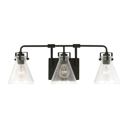 Jaden 3 Light 24 inch Midnight Black Bath Vanity Wall Sconce Wall Light