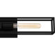 Leighton 2 Light 24 inch Matte Black Bath Light Wall Light