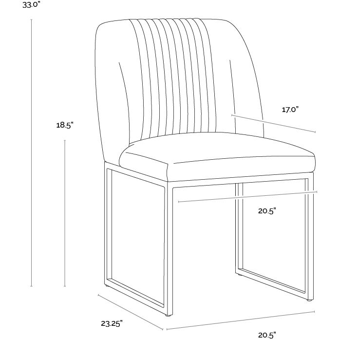 Nevin Merlot Dining Chair, Set Of 2