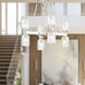 Lucian 8 Light 22 inch Clear Crystal/Polished Nickel Chandelier Ceiling Light in Clear Glass