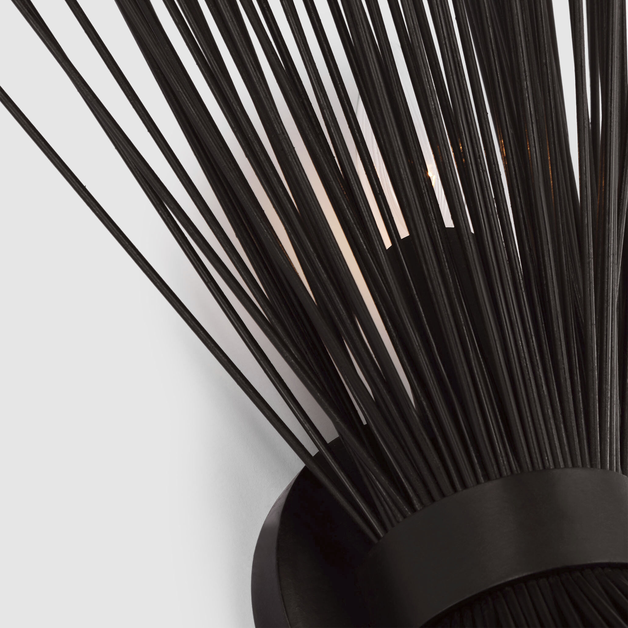 Kelly Wearstler Strada LED 8 inch Aged Iron Sconce Wall Light, Medium