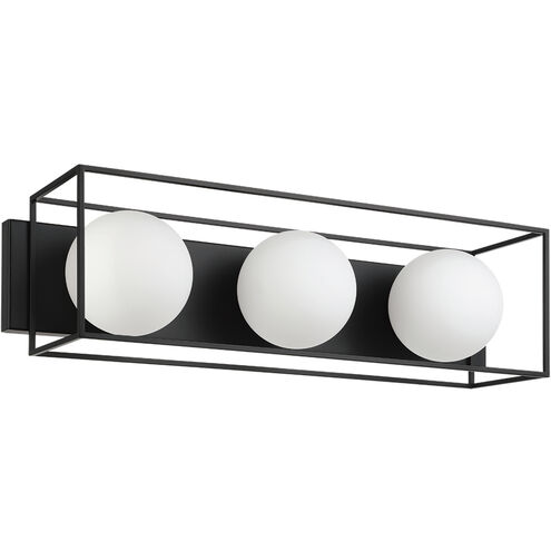 Grayson LED 7.1 inch Matte Black Bath Vanity Wall Light