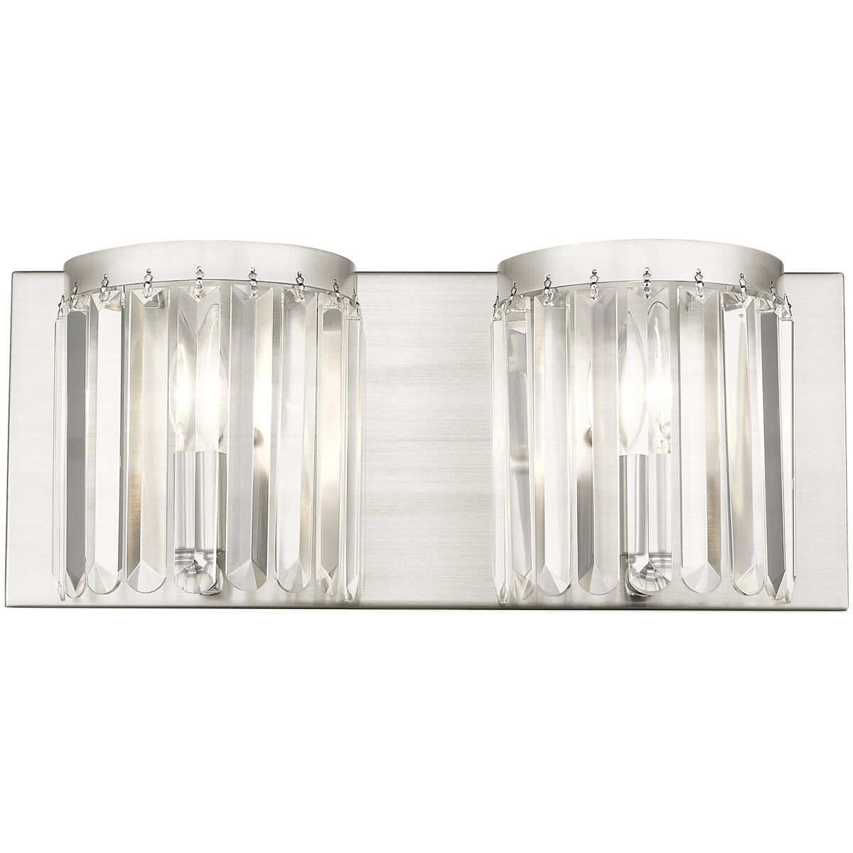 Ashton 2 Light 17 inch Brushed Nickel ADA Bath Vanity Wall Light