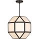 Hoi LED 24 inch Matte Black Chandelier Ceiling Light