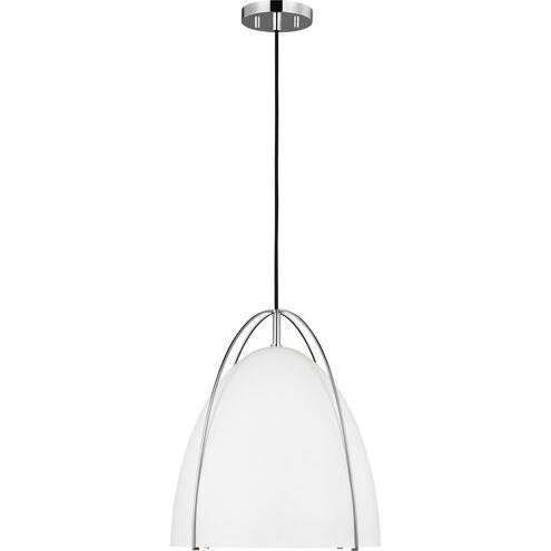 Sean Lavin Norman 1 Light 13.38 inch Chrome Pendant Ceiling Light