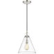 Harper 1 Light 11.5 inch Polished Nickel Pendant Ceiling Light
