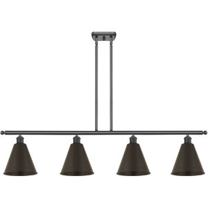 Ballston Cone 4 Light 48 inch Oil Rubbed Bronze Island Light Ceiling Light
